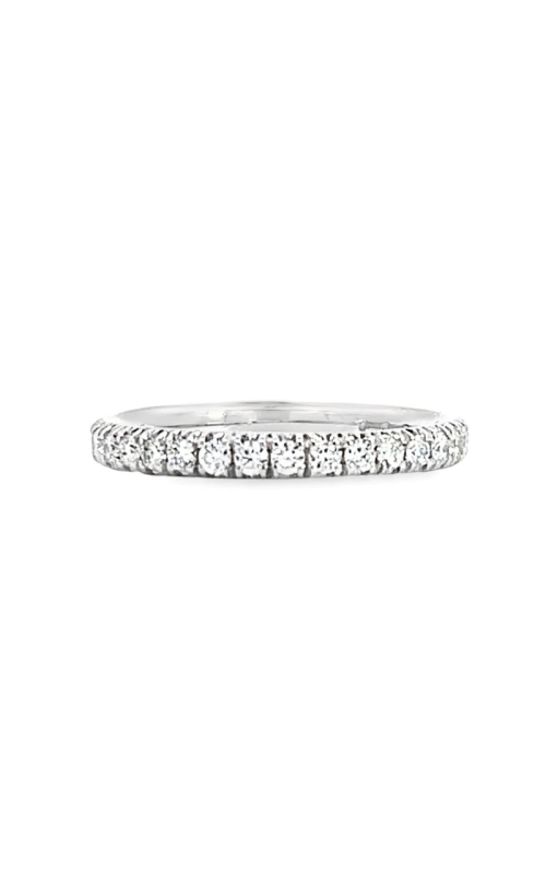 14k White Gold Diamond Wedding Band