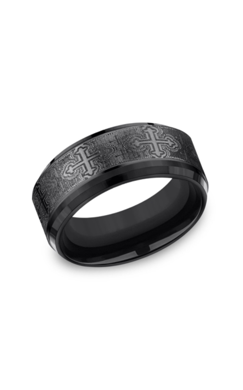 Black Titanium 9mm Wedding Band