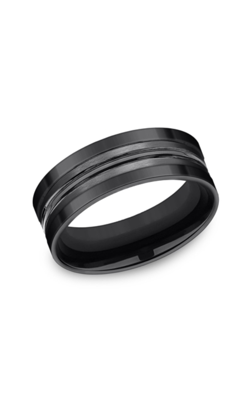 Black Titanium 8mm Wedding Band