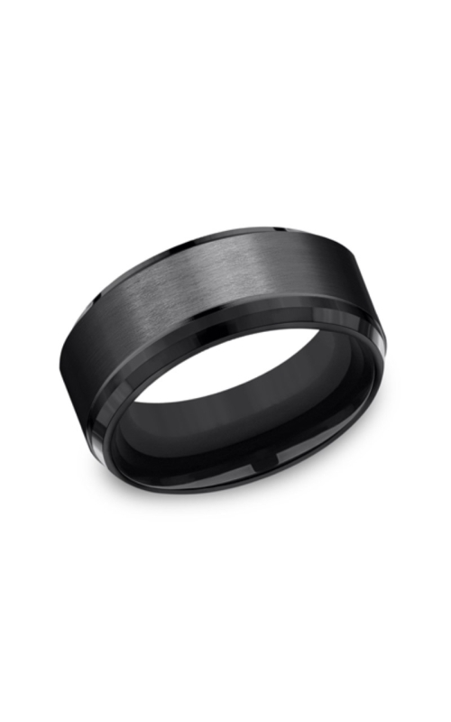 Black Titanium 9mm Wedding Band