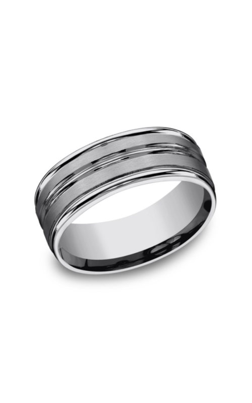 Grey Tungsten 8mm Wedding Band