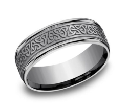 Tantalum Grey Men's Wedding Band