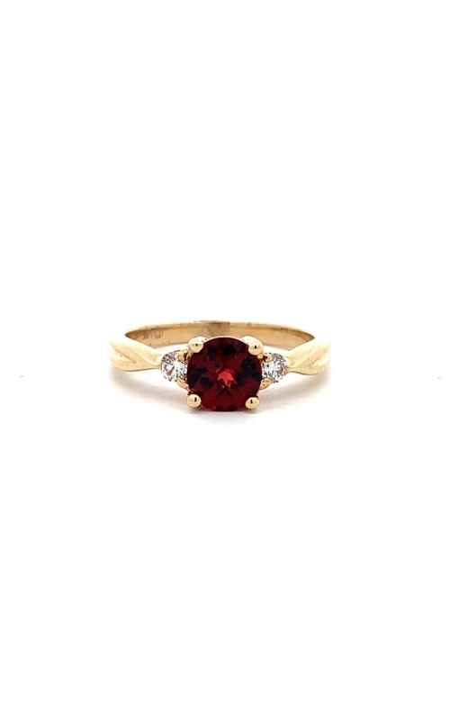 Garnet and Diamond Ring