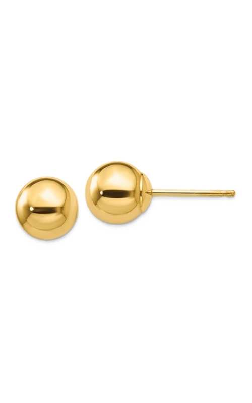 14k Polished 6mm Ball Post Earrings