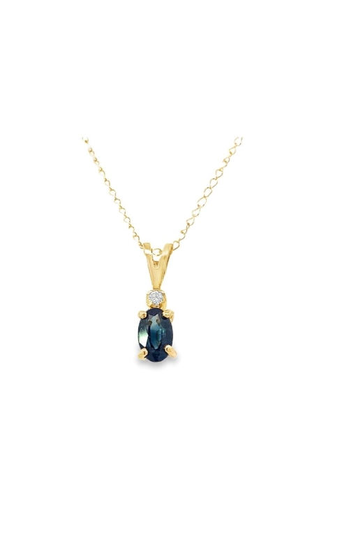 Estate Sapphire Pendant w/chain