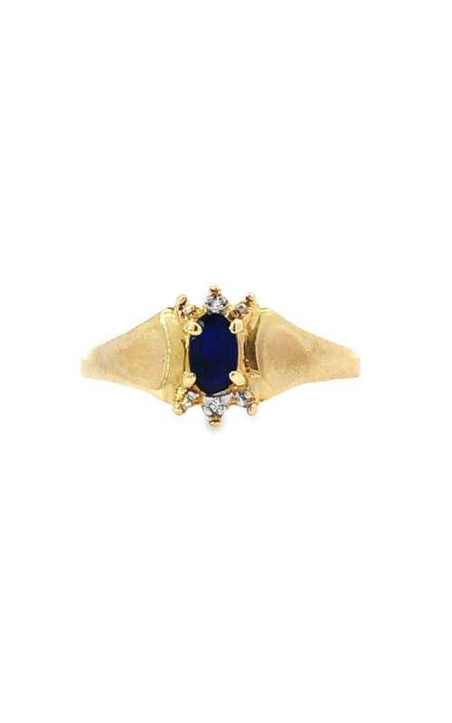 Estate Sapphire & Diamond Ring