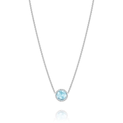 Tacori Sky Blue Topaz Silver Necklace