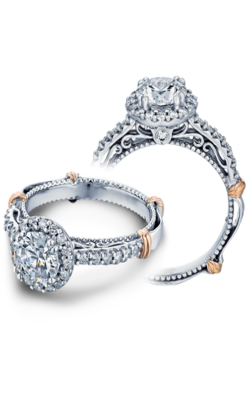 Verragio 14K White Gold Parision Engagement Ring