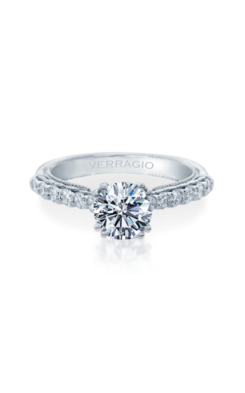 Verragio 14K White Gold Renaissance Engagement Ring