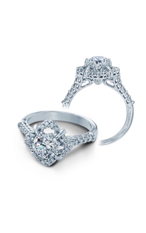 Verragio 14K White Gold Renaissance Engagement Ring