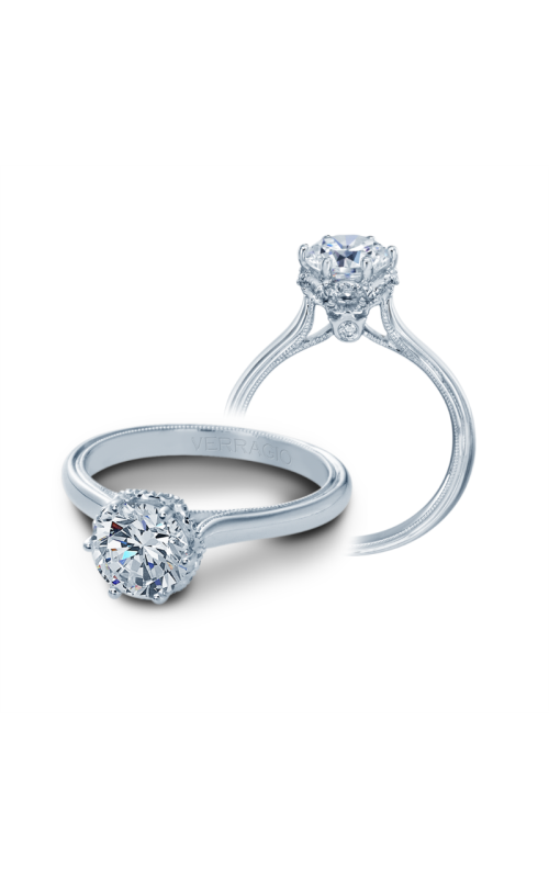 Verragio 14K White Gold Renaissance Engagement Ring