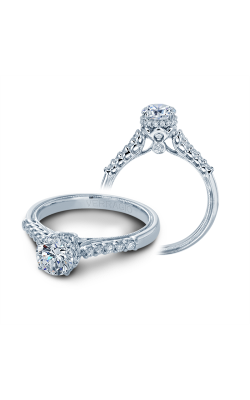 Verragio 14K White Gold Renaissance Engagement Ring