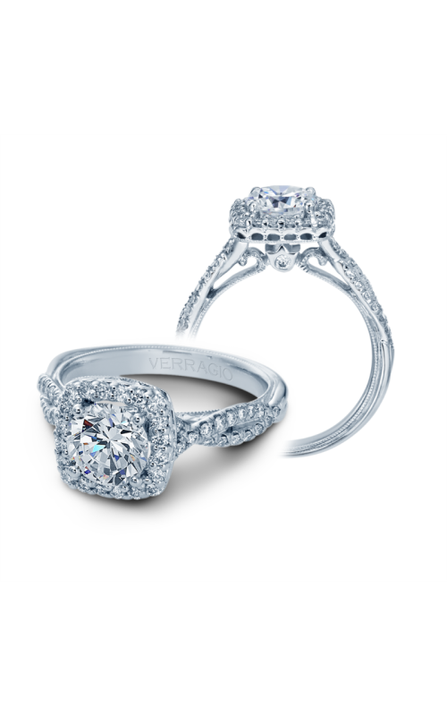 Verragio 14K White Gold Renaissance Engagement Ring