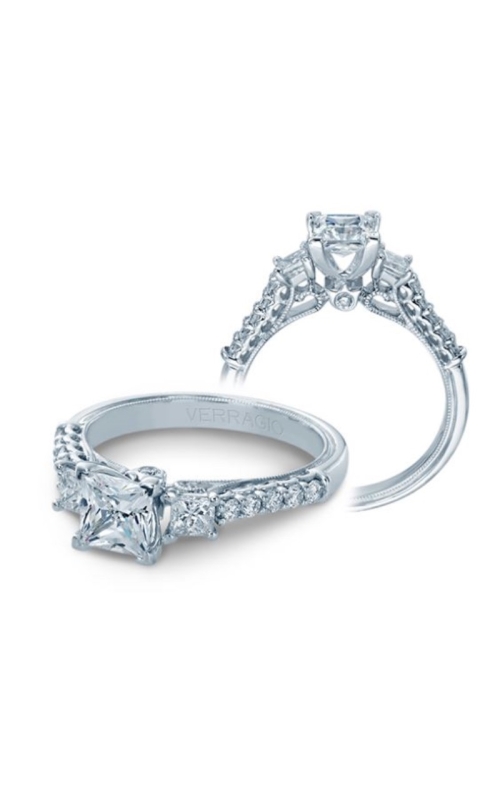 Verragio 14K White Gold Renaissance Engagement Ring