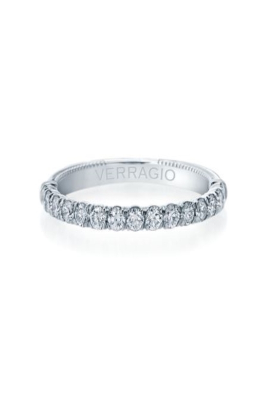 Verragio 14K Whte Gold Renaissance Diamond Wedding Band